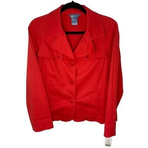 Koret‎ jacket blazer size medium coral NWT